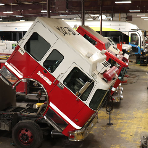 UTX Facility with Trucks