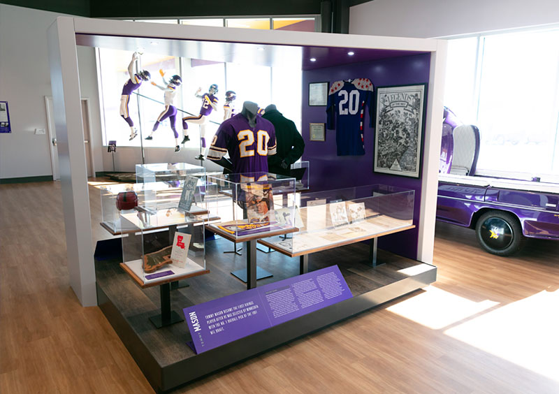 Vikings Museum - Tommy Mason Exhibit