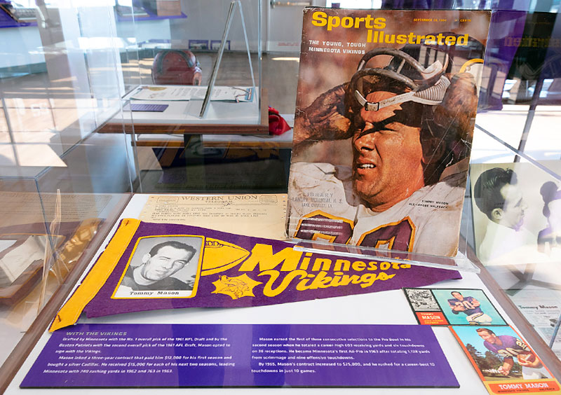 Vikings Museum - Tommy Mason Exhibit